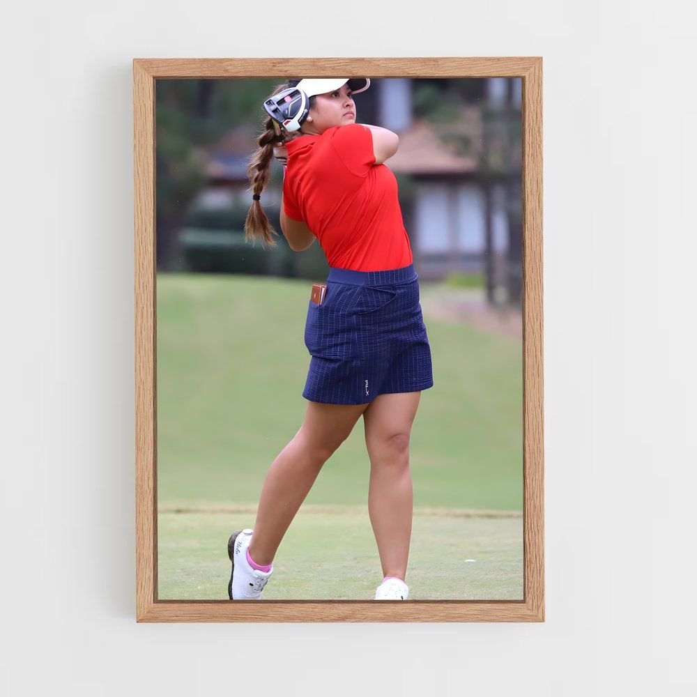 Poster Lilia swing – affiche Golf (vue 4)